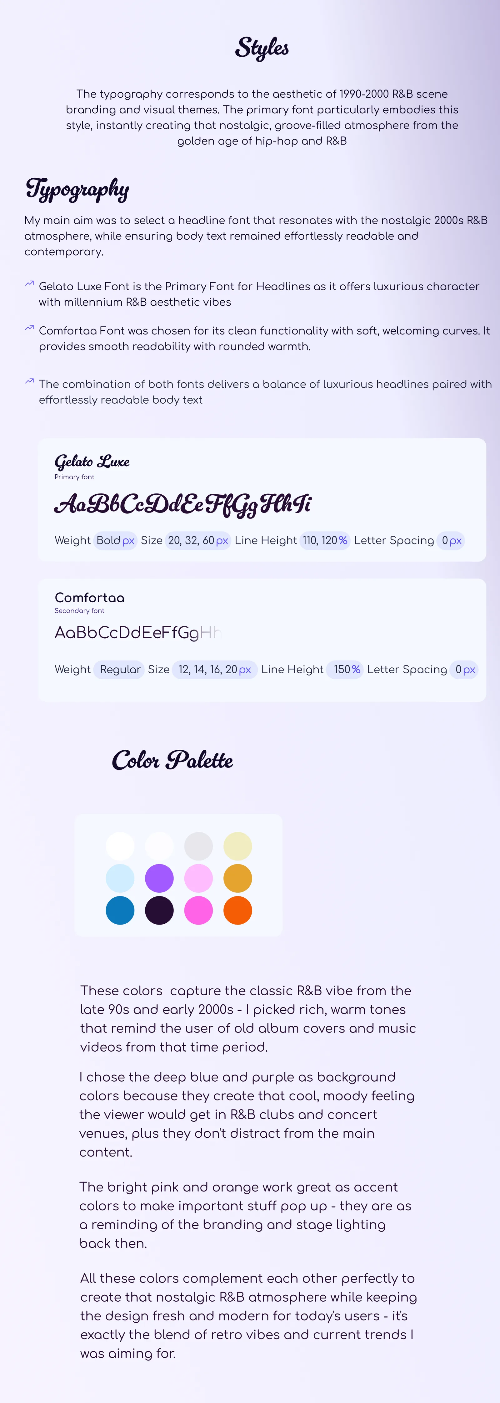Showcase events project