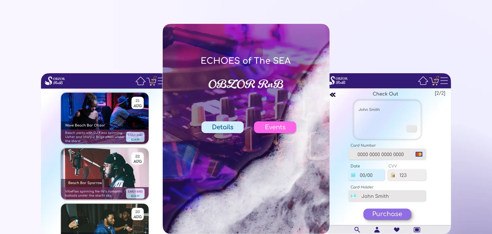 Showcase events project