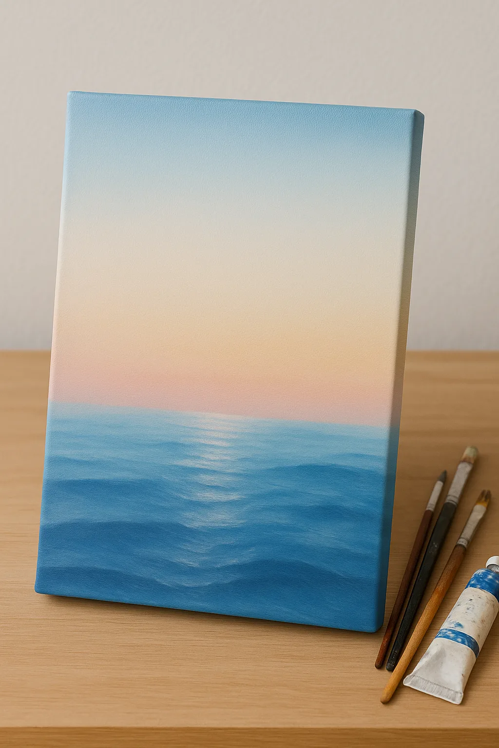 Sunset by the Sea - Custom Acrylic Painting
